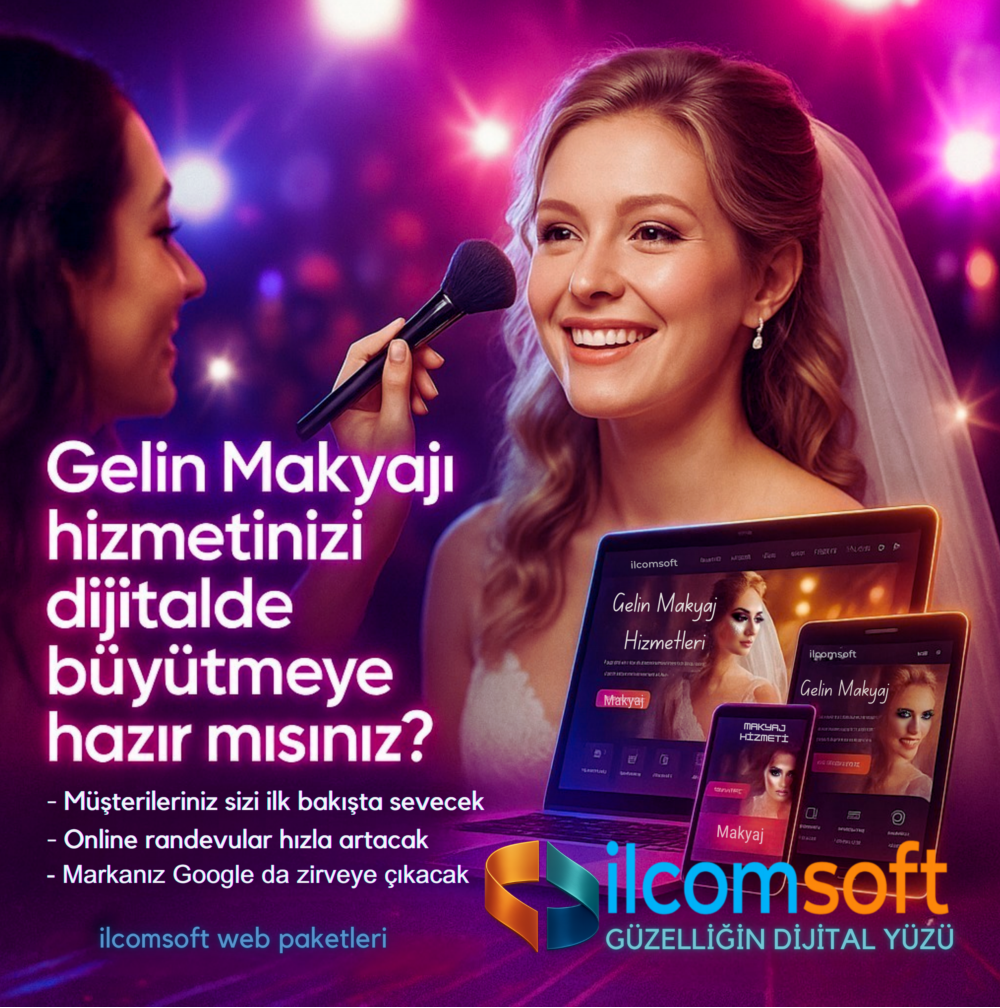 gelin makyajı web site tasarımı