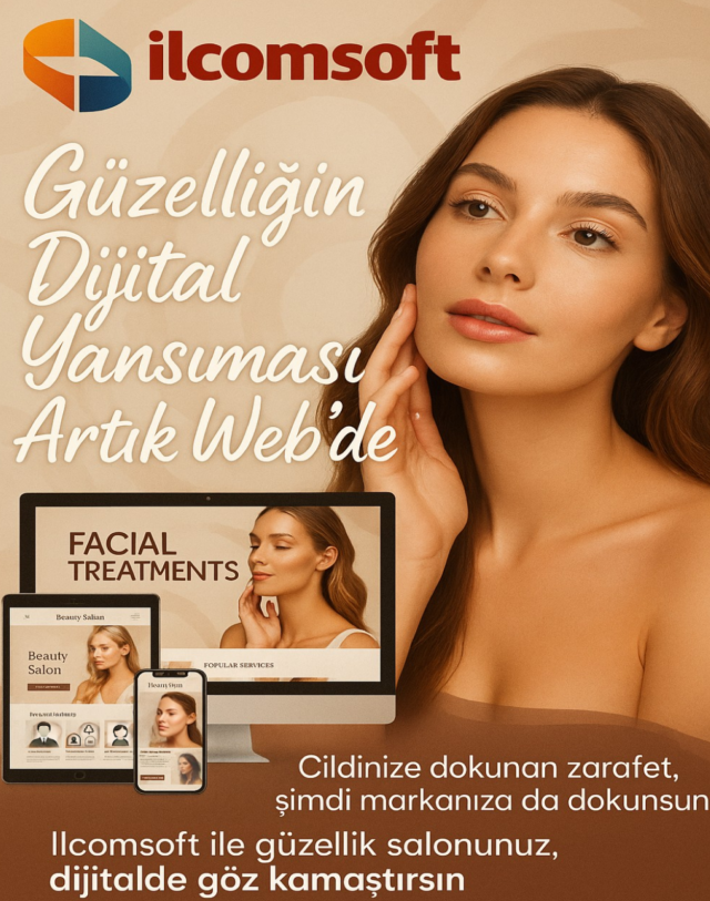 Modern arayüzlü güzellik siteleri, kullanıcıların güvenini artırır.