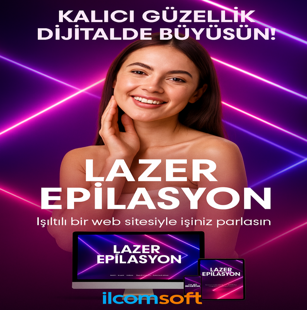 Epilasyon merkezi web tasarımı, hizmetlerinizi müşterilere daha net aktarır.