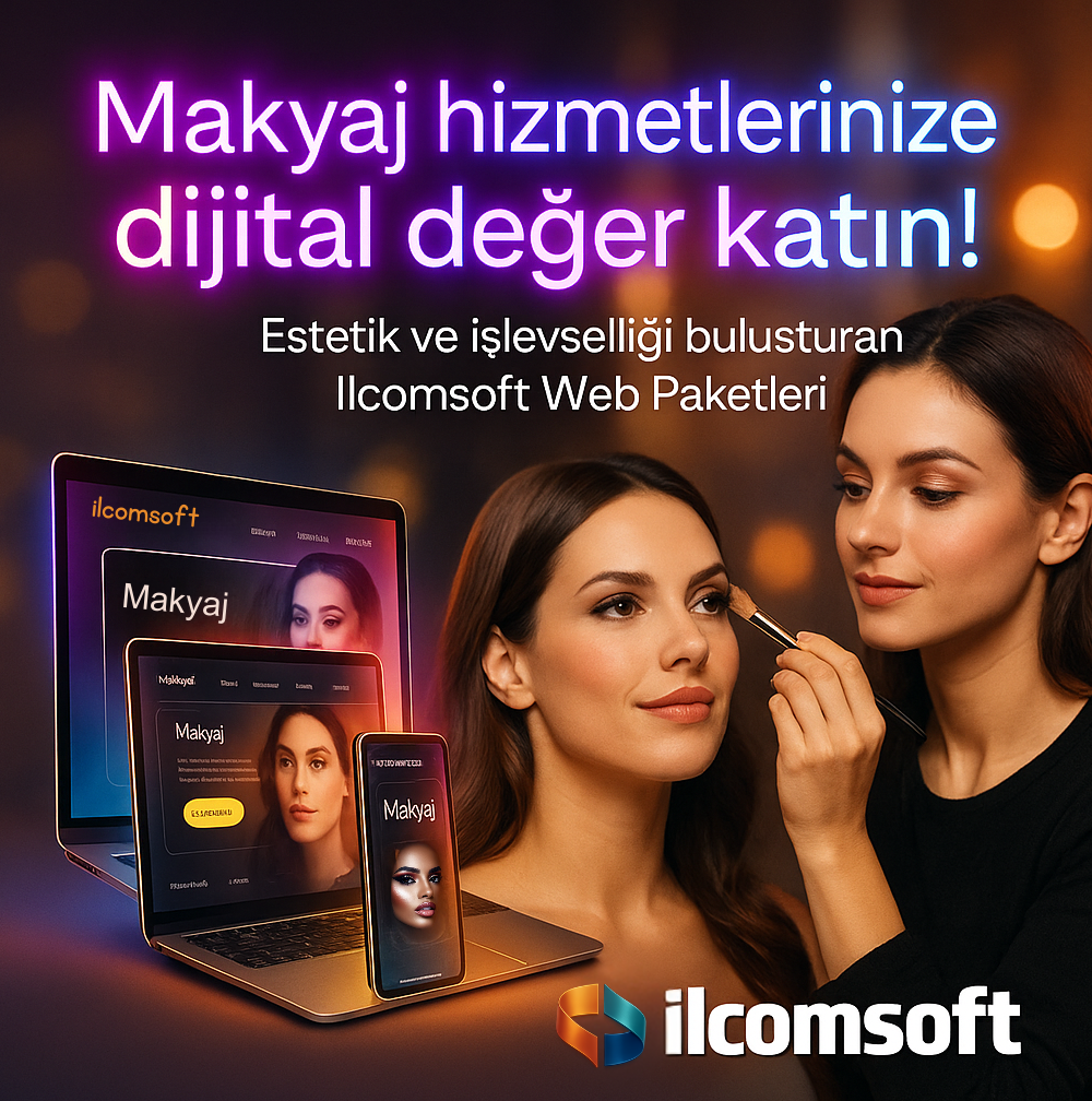 Makyaj hizmeti için hazırlanan web tasarımı, salonunuzu dijital dünyada şık bir vitrine dönüştürür.