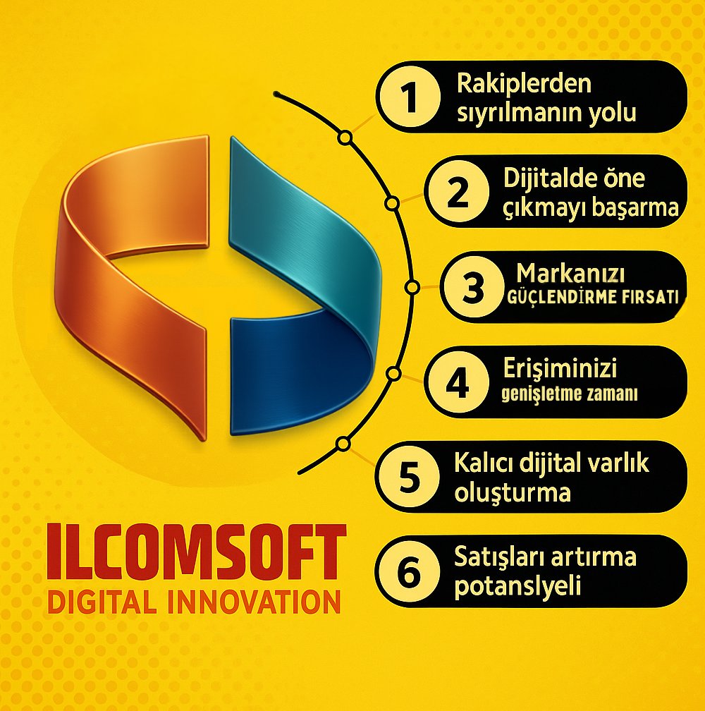 Modern arayüz ve yaratıcı tasarım, markanıza rakiplerinden ayrışma imkânı sunar.q