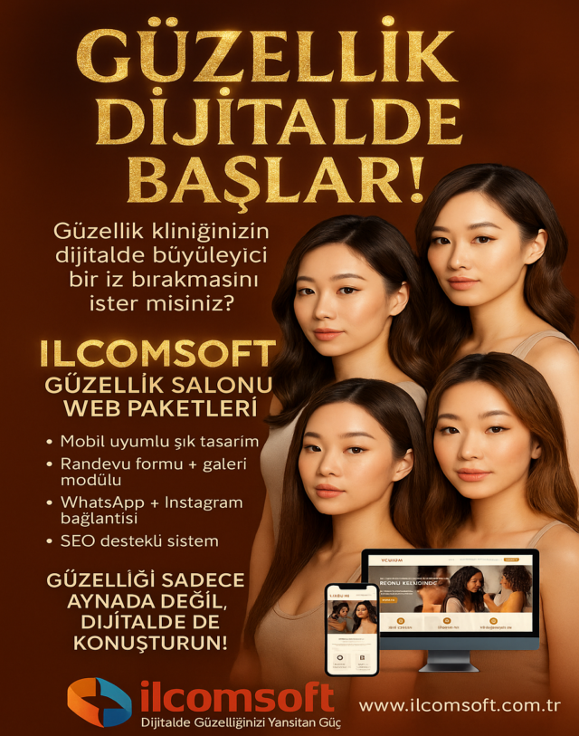 Güzellik salonları için dijital vitrin tasarımı, yeni müşteri kazanmanın ilk adımıdır.