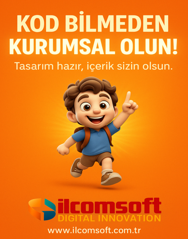 Kod yazmadan profesyonel görünüm: Sektörünüze özel kurumsal web.