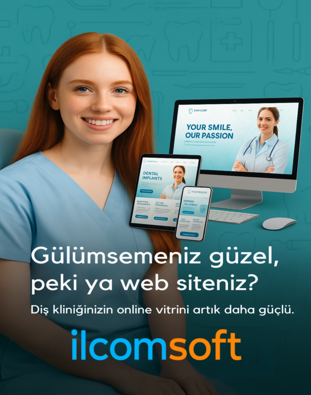 Diş kliniğiniz için hijyenik, modern ve mobil uyumlu web tasarım.