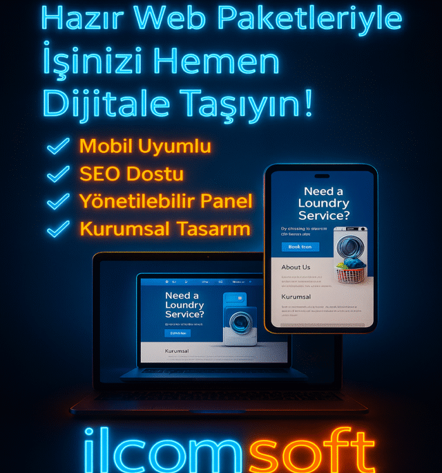 İşletmenize özel sade, hızlı ve güvenilir web altyapısı.