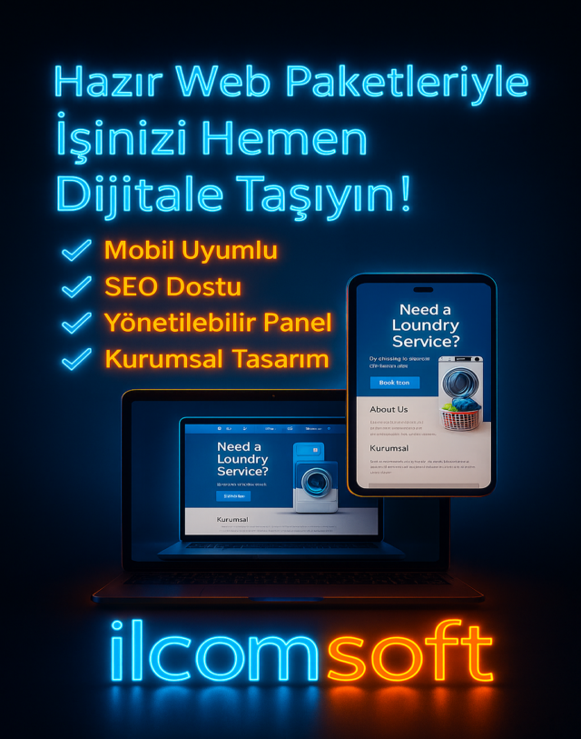 İşletmenize özel sade, hızlı ve güvenilir web altyapısı.