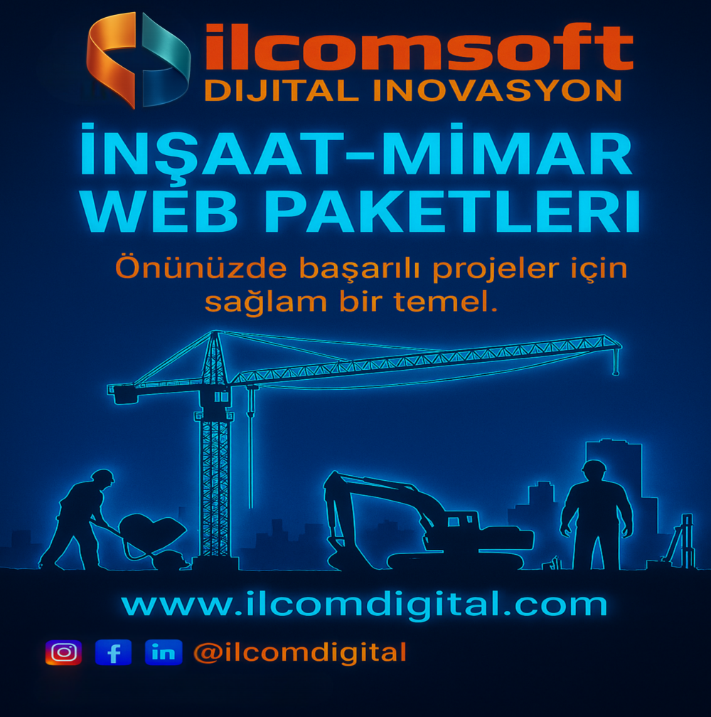 İnşaat & Mimarlık Web Tasarımı Kapak