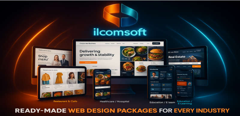 Her sektöre özel hazır web site paketleriyle markanızı hızla dijitale taşıyın.