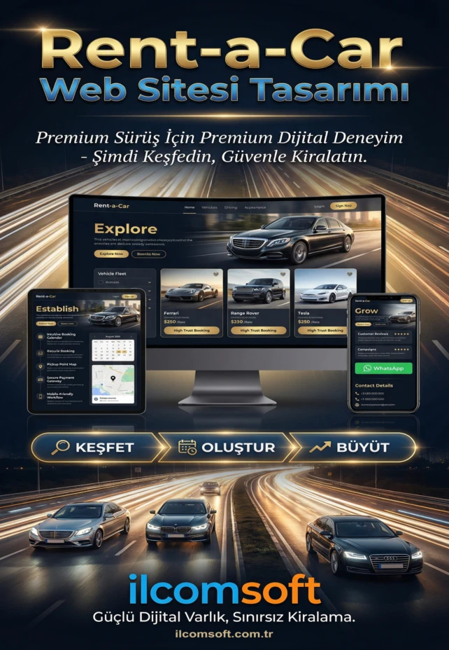 rent a car web tasarım hizmeti