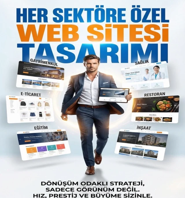 sektöre özel web sitesi tasarımı