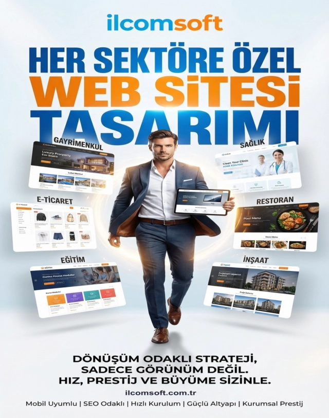 sektöre özel web sitesi tasarımı