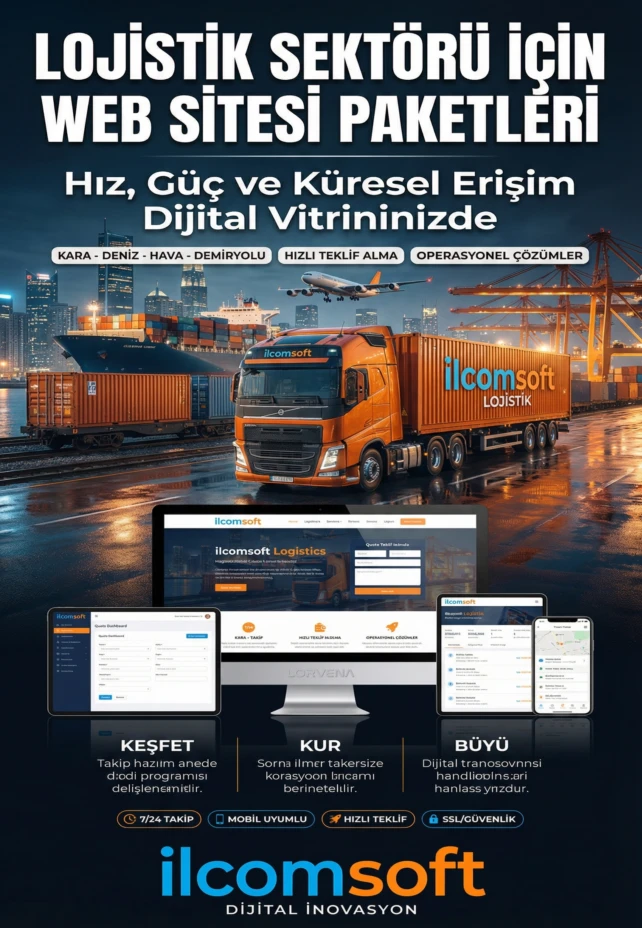 mobil uyumlu lojistik sitesi yapımı