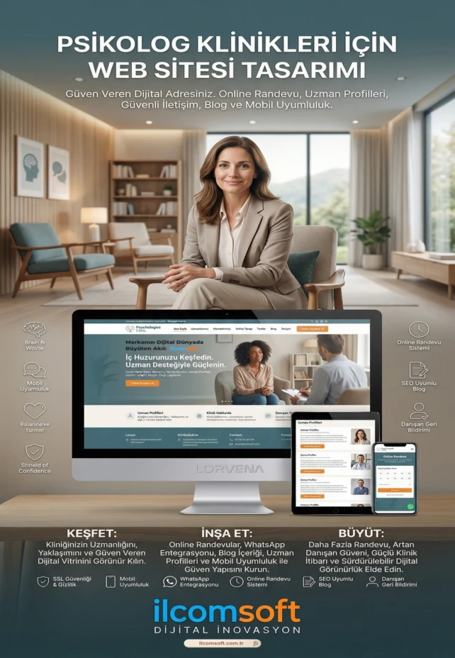 İstanbul psikolog web sitesi tasarımı