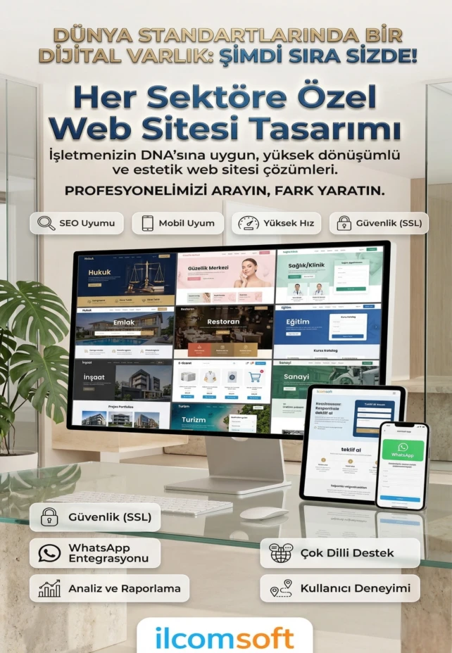 sektöre özel mobil uyumlu web sitesi tasarımı