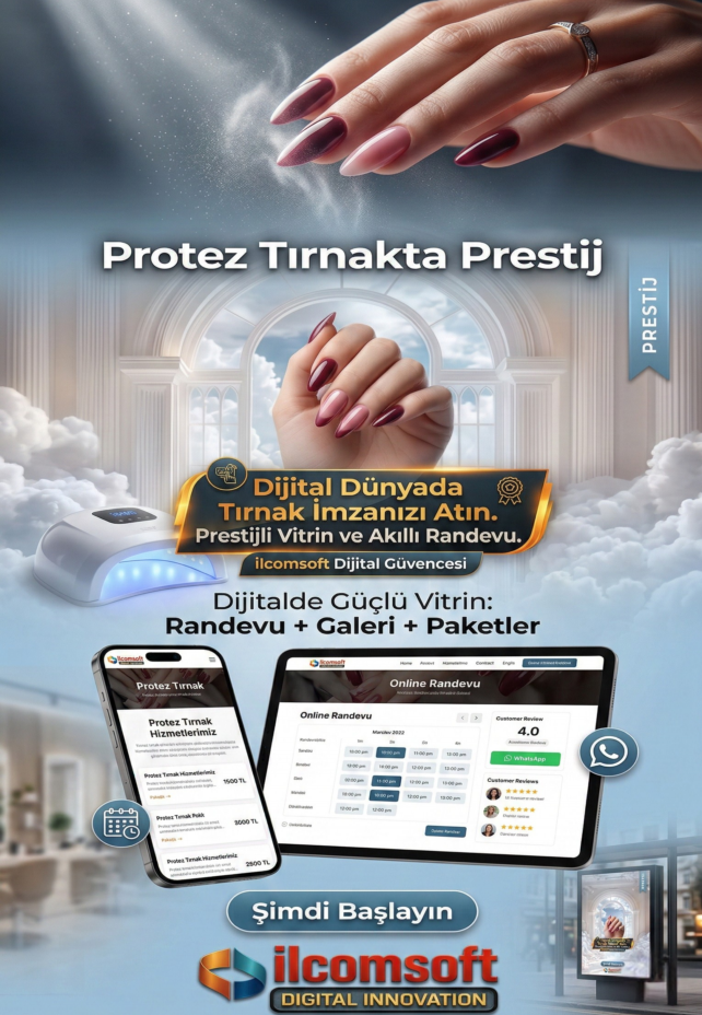 çok dilli (TR/EN) nail studio web sitesi