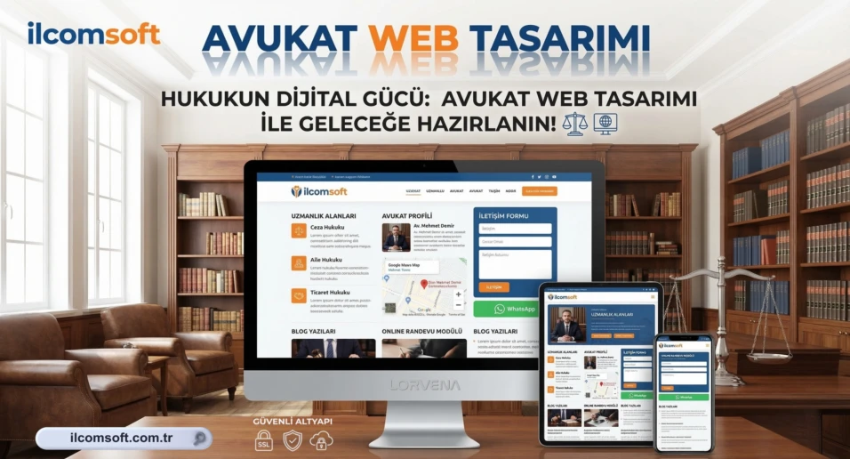 Avukatlar İçin Online Randevu Sistemli Web Sitesi