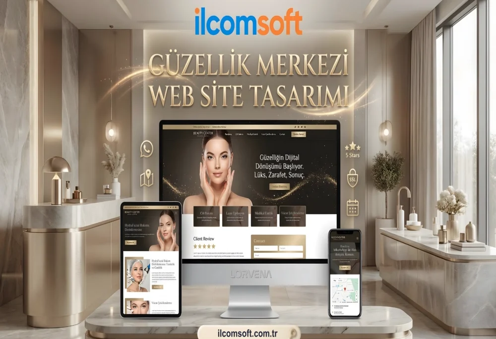 güzellik merkezi web sitesi tasarımı