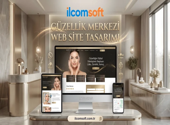 güzellik merkezi web sitesi tasarımı
