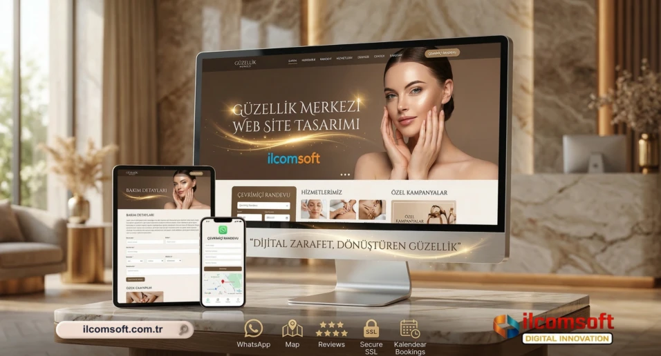 güzellik merkezi kurumsal web sitesi