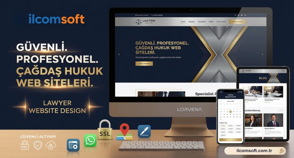 Mobil Uyumlu Avukat Web Sitesi Tasarımı | Kurumsal Hukuk Sitesi