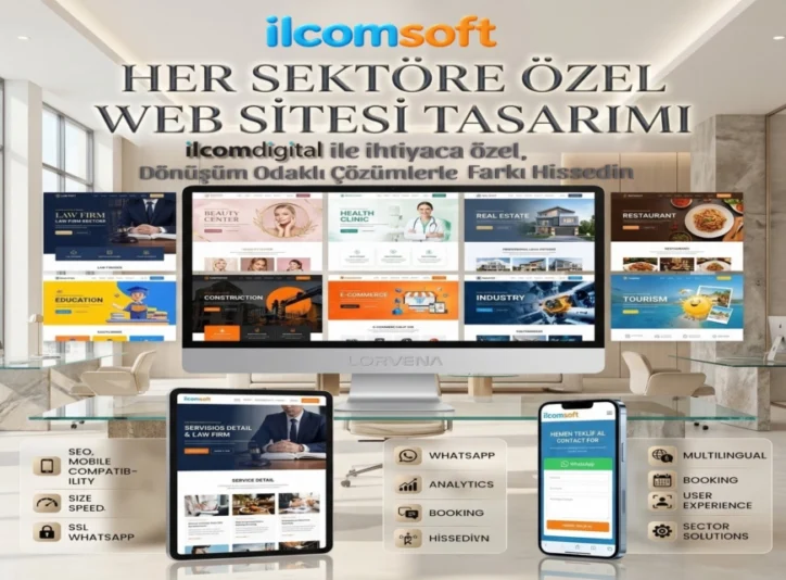 SEO uyumlu kurumsal web sitesi tasarımı
