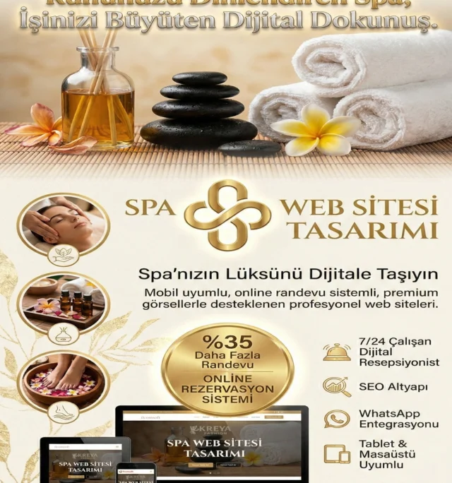 spa üyelik sistemi web sitesi