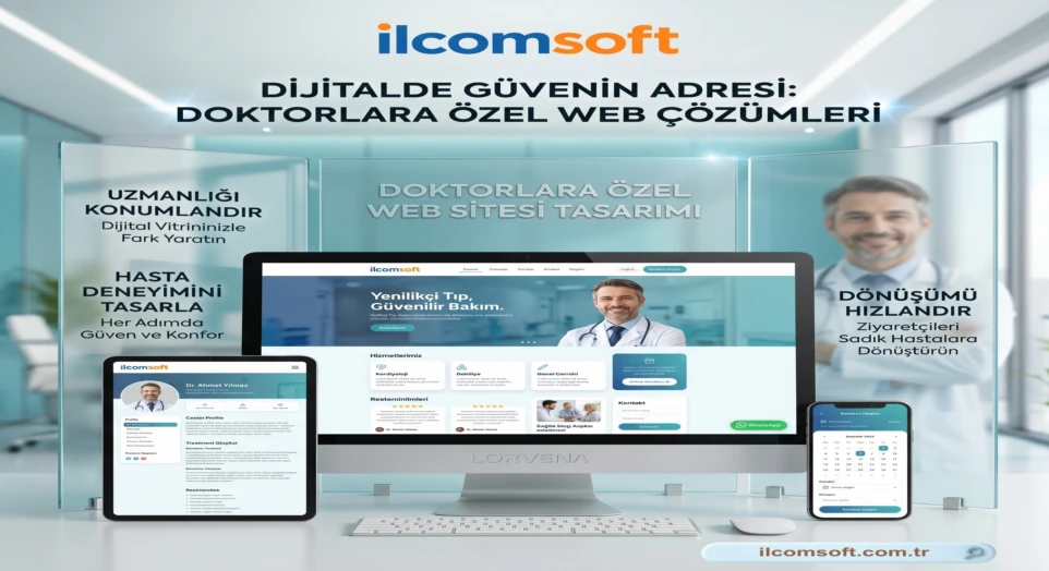 yönetim panelli doktor web sitesi